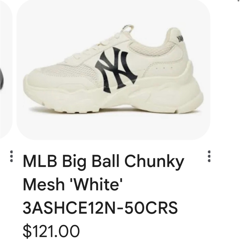 MLB Big Ball Chunky Mesh Sneakers